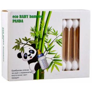 ЕКО БАМБО БАМБУКОВИ КЛЕЧКИ ЗА УШИ С ОГРАНИЧИТЕЛ 55бр. КАРТОНЕНА КУТИЯ