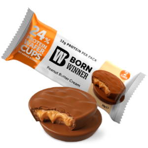 BORN WINNER PROTEIN CUPS WAFER WITH PEANUT BUTTER CREAM FILLING 0.050