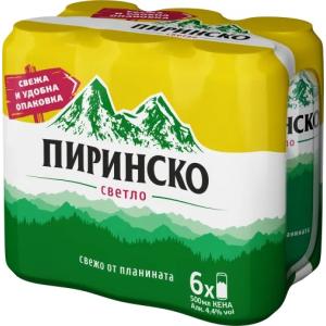 БИРА ПИРИНСКО МУЛТИПАК 6х0.500 КЕН