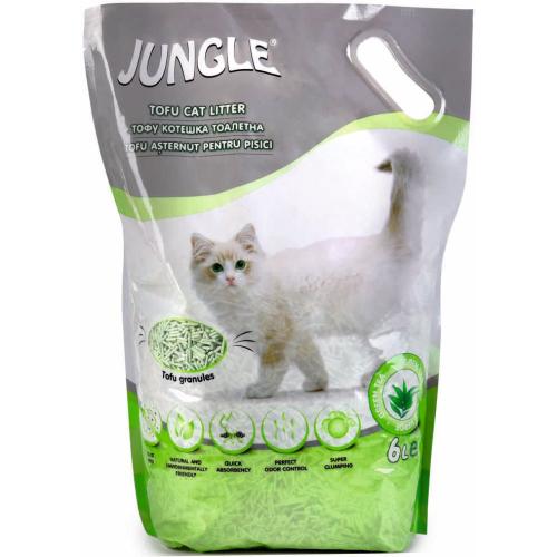 ДЖАНГЪЛ КОТЕШКА WC ТОФУ С АРОМАТ НА ЗЕЛЕН ЧАЙ 6КГ