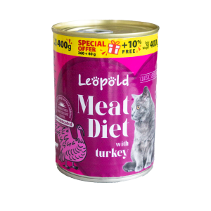 LEOPOLD КОНСЕРВА 0.400 ЗА КОТКИ В ЗРЯЛА ВЪЗРАСТ С ПУЙКА