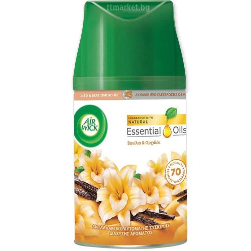 АРОМАТИЗАТОР AIR WICK 250ML РЕЗЕРВА VANILLA & ORCHID