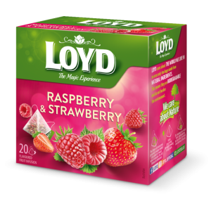 ЛОЙД ПЛОДОВ ЧАЙ С МАЛИНА И ЯГОДА 20бр КУТИЯ