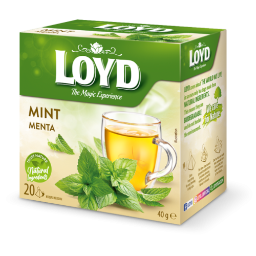 ЛОЙД БИЛКОВ ЧАЙ МЕНТА 20бр КУТИЯ