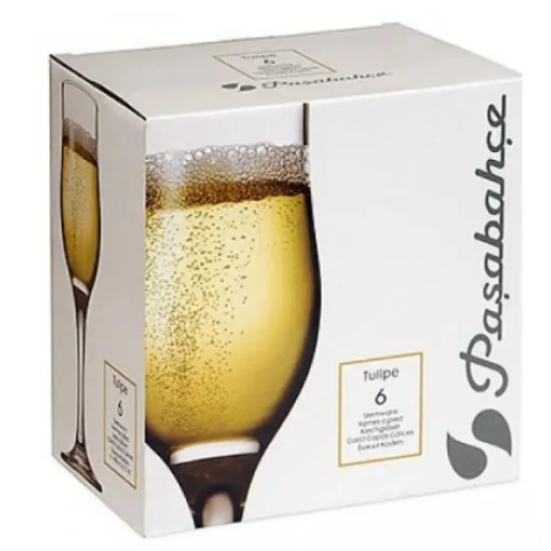 ПАШАБАХЧЕ ЧАША ТУЛИП ШАМПАНСКО 200СС 4Х6 44160-6БР