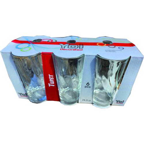 ПАШАБАХЧЕ ЧАША ТУИСТ ВОДА 245СС 6Х6 51053-6БР