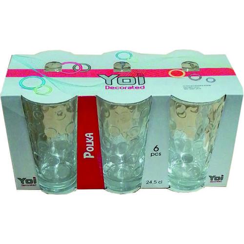 ПАШАБАХЧЕ ЧАША ПОЛКА ВОДА 245СС 6Х6 51056-6БР