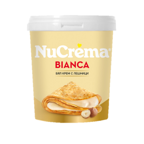НУКРЕМА КАКАОВ КРЕМ 0.380 BIANCA БЯЛ КРЕМ С ЛЕШНИЦИ