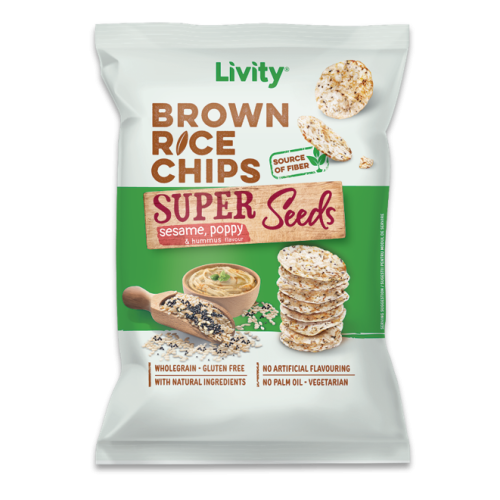 ОРИЗОВ ЧИПС ЛИВИТИ 0.060 СУСАМ, МАК И ХУМУС /1847/