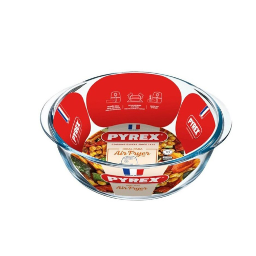 БРИО  - PYREX-AIRFRYER-СЪД ЗА AIRFRYER-КРЪГЪЛ-1Л., 20X18X7CM