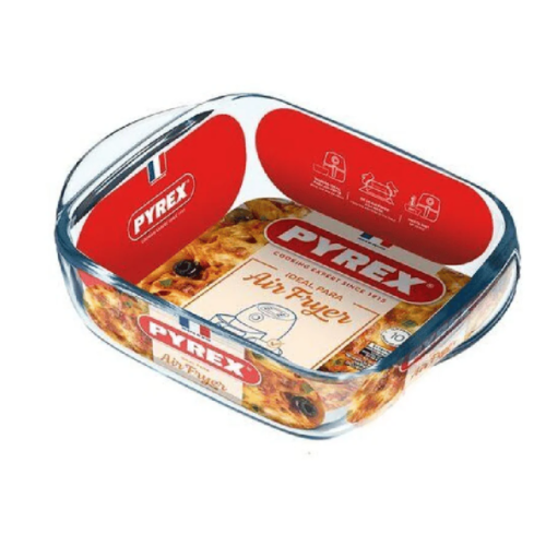 БРИО  - PYREX-AIRFRYER-СЪД ЗА AIRFRYER-ПРАВОЪГЪЛЕН-1,2Л, 23X15X6CM