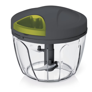 БРИО - EASY AND COSY-РЪЧЕН ЧОПЪР-3 НОЖА, 650МЛ, Ф12.5Х14СМ, ЧЕРНО/БЯЛ КАПАК - A603-B