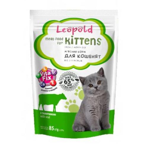 LEOPOLD ПАУЧ 0.085 ЗА МАЛКИ КОТЕНЦА С ТЕЛЕШКО В ЖЕЛЕ