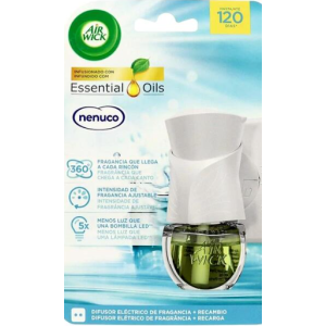 АРОМАТИЗАТОР AIR WICK МАШИНКА ЗА КОНТАКТ + РЕЗЕРВА 19МЛ NENUCO