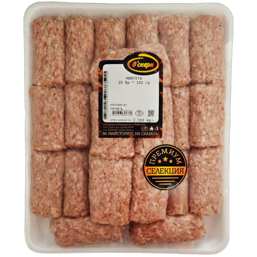 О СКАРИ ЗАМРАЗЕНО ПИКАНТНО КЮФТЕ 25х0.100 ПРЕМИУМ