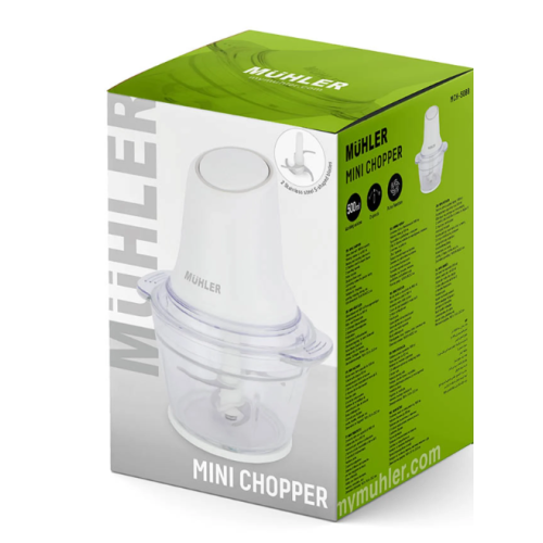 Мини чопър Muhler MCH-5088 500W СТЪКЛЕНА КУПА