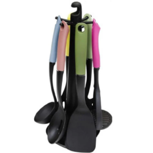 ПРИБОРИ XJ-09J017C-7PC ПЛАСТМАСОВ КОМПЛЕКТ ОТ 7ЧАСТИ ЗА ГОТВЕНЕ HR A 927