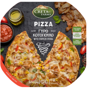 CRETA FARMS ПИЦА С ПИЛЕШКИ ГИРОС И СОС ЦЕЗАР 0.500