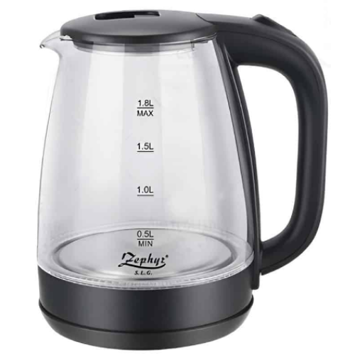 ЕЛ.КАНА 1.8 ЛИТРА, 1800W СТЪКЛО ZP 1230 GS