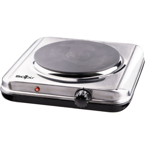 ЕЛ. КОТЛОН 1500W, ЕДИНИЧЕН, СРЕБРИСТ GS СТАНДАРТ SP 1445 OS