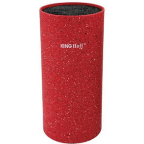 СТОЙКА НОЖОВЕ 11*22СМ. ЧЕРВЕН С ЧЕРНИ И БЕЛИ ТОЧКИ K KH 1093