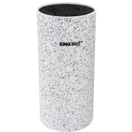 СТОЙКА НОЖОВЕ 11*22СМ. МРОМОРНО ПОКРИТИЕ / БЯЛО K KH 1092