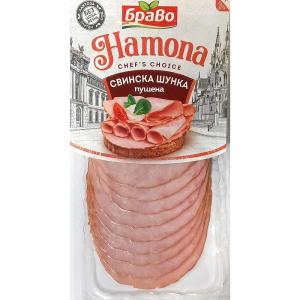 БРАВО ПУШЕНА ШУНКА ХАМОНА 0.160 СЛАЙС ВАКУУМ