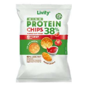 ПРОТЕИНОВ ЧИПС ЛИВИТИ 0.052 КЕТЧУП