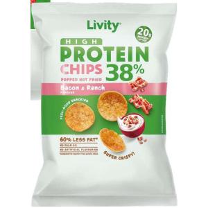 ПРОТЕИНОВ ЧИПС ЛИВИТИ 0.052 БЕКОН И РАНЧ