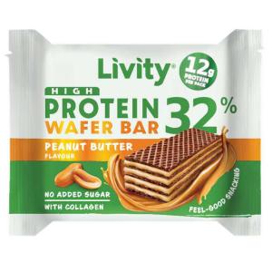 ПРОТЕИНОВА ВАФЛА ЛИВИТИ 0.038 С ФЪСТЪЧЕНО МАСЛО