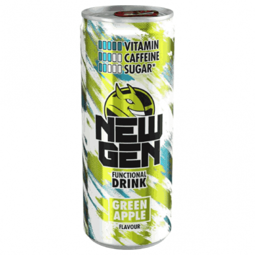 ФУНКЦИОНАЛНА НАПИТКА NEW GEN 0.250 GREEN APPLE