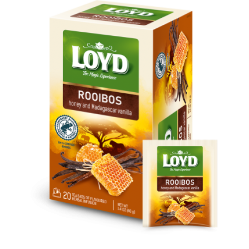 ЛОЙД БИЛКОВ ЧАЙ РОЙБОС С ВКУС НА МЕД И ВАНИЛИЯ 20Х2ГР.