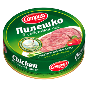 КОМПАС ПИЛЕШКО МЕСО В СОБСТВЕН СОС 0.180