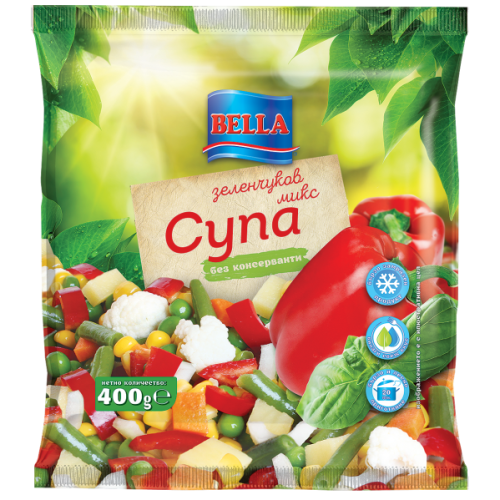 БЕЛЛА ЗАМРАЗЕНА ЗЕЛЕНЧУКОВА СУПА 0.400