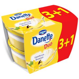 ДАНЕТ ДУО ВАНИЛИЯ 4х0.115 МУЛТИПАК