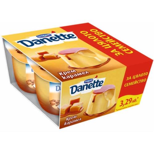 ДАНЕТ КРЕМ КАРАМЕЛ МУЛТИПАК 4x0.125