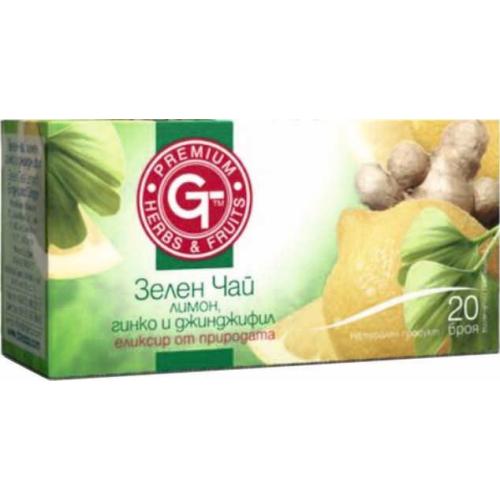 ГТ ЧАЙ ЗЕЛЕН/ЛИМОН/ГИНКО/ДЖИНДИФИЛ