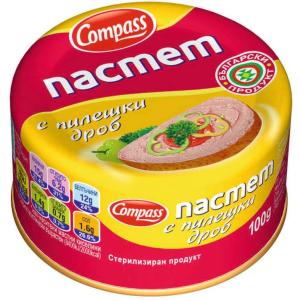 КОМПАС ПАСТЕТ ПИЛЕШКИ 0.100