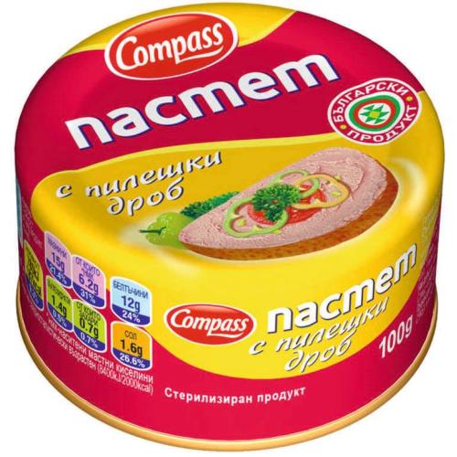 КОМПАС ПАСТЕТ ПИЛЕШКИ 0.100