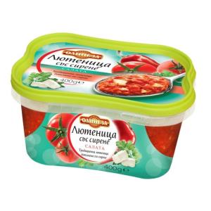 ОЛИНЕЗА САЛАТА 0.400 ЛЮТЕНИЦА СЪС СИРЕНЕ