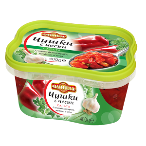 ОЛИНЕЗА САЛАТА 0.400 ЧУШКИ С ЧЕСЪН