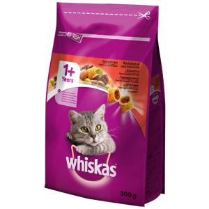 УИСКАС СУХО 0.300 ГОВЕЖДО МЕСО 14/72/4031/