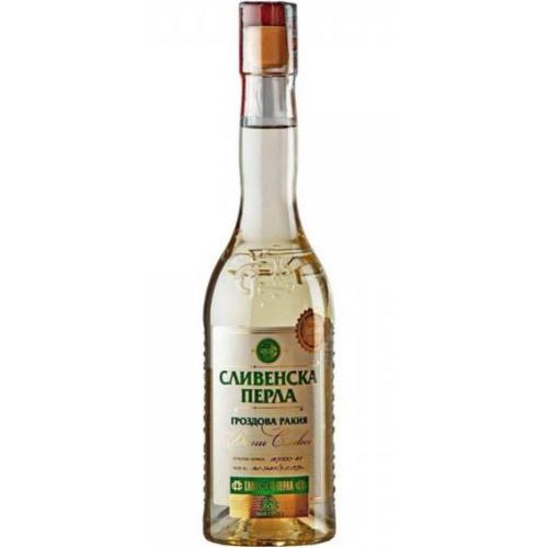 СЛИВЕНСКА ПЕРЛА ГРОЗДОВА РАКИЯ 0.500 40пр