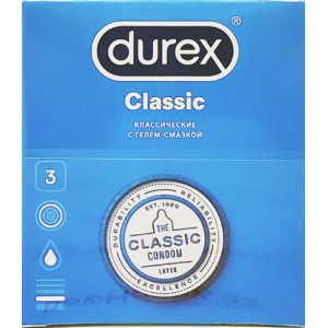 ДЮРЕКС 3бр КЛАСИК /7878/