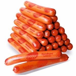 ГРАДУС КРЕНВИРШ ОТ ПТИЧЕ МЕСО ХОТ-ДОГ пр 2кг ПАКЕТ